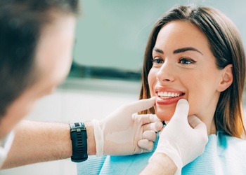 woman receiving screening